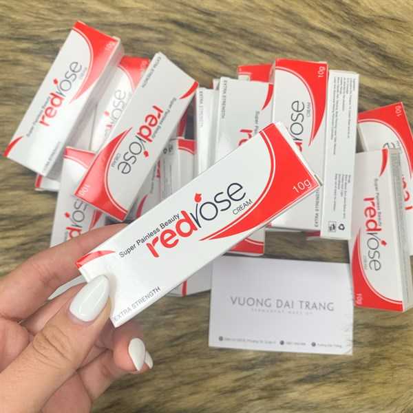 Tê Redrose phun săm mày môi | Tê Rose phun xăm mày môi mí