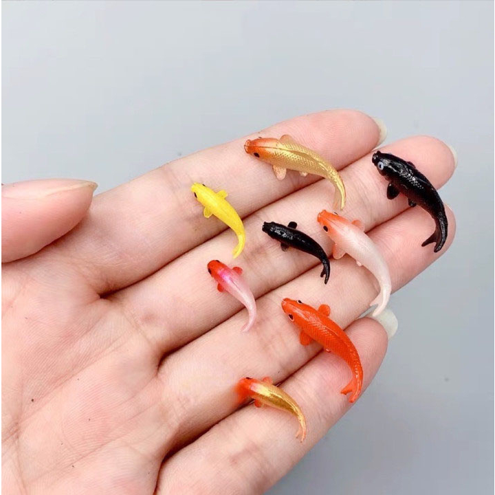 Mô hình cá chép, cá koi trang trí tiểu cảnh, terrarium
