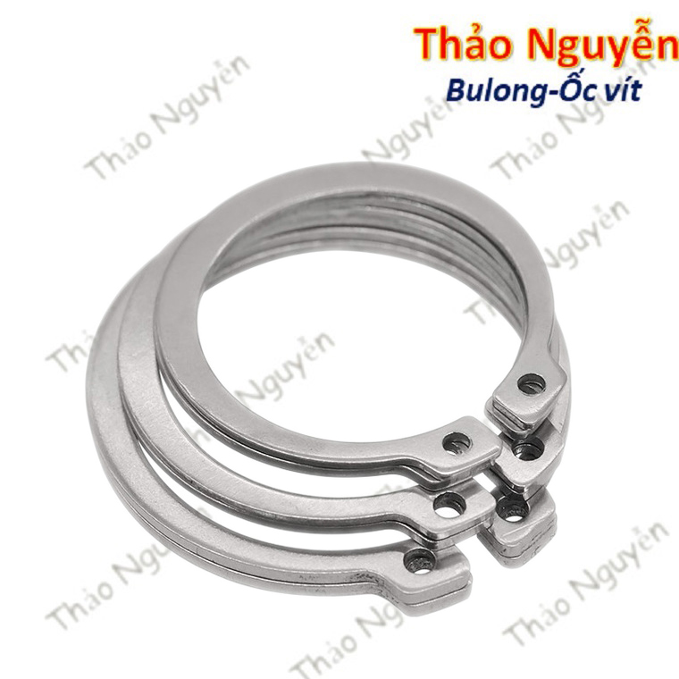 Phanh trục inox 304, phe gài trục, vòng phe phi 4 - 35mm