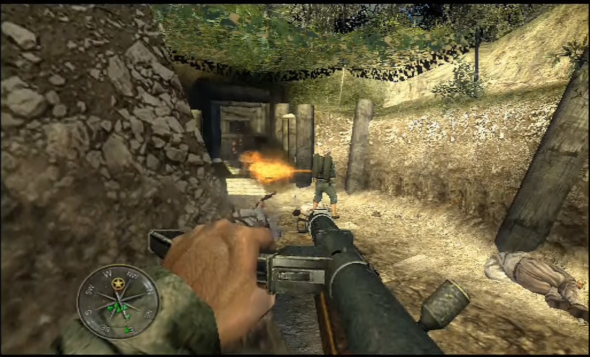 đĩa game ps2 call of duty world at war final fronts