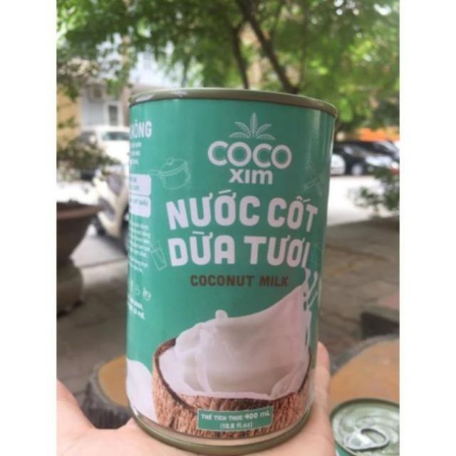 Nước cốt dừa tươi Cocoxim 35K/ 1 lon 400 ml