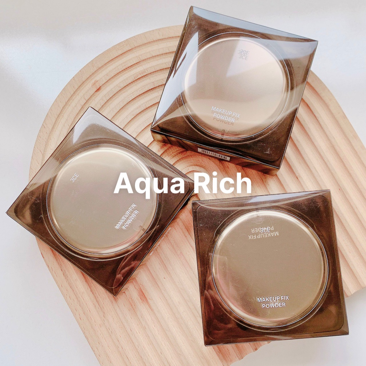 Phấn Phủ Nén 3CE Makeup Fix Powder - Hộp Đen [Fair - Soft Medium - Clear Light]