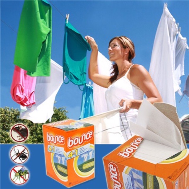 Giấy thơm quần áo Bounce hộp 320 tờ