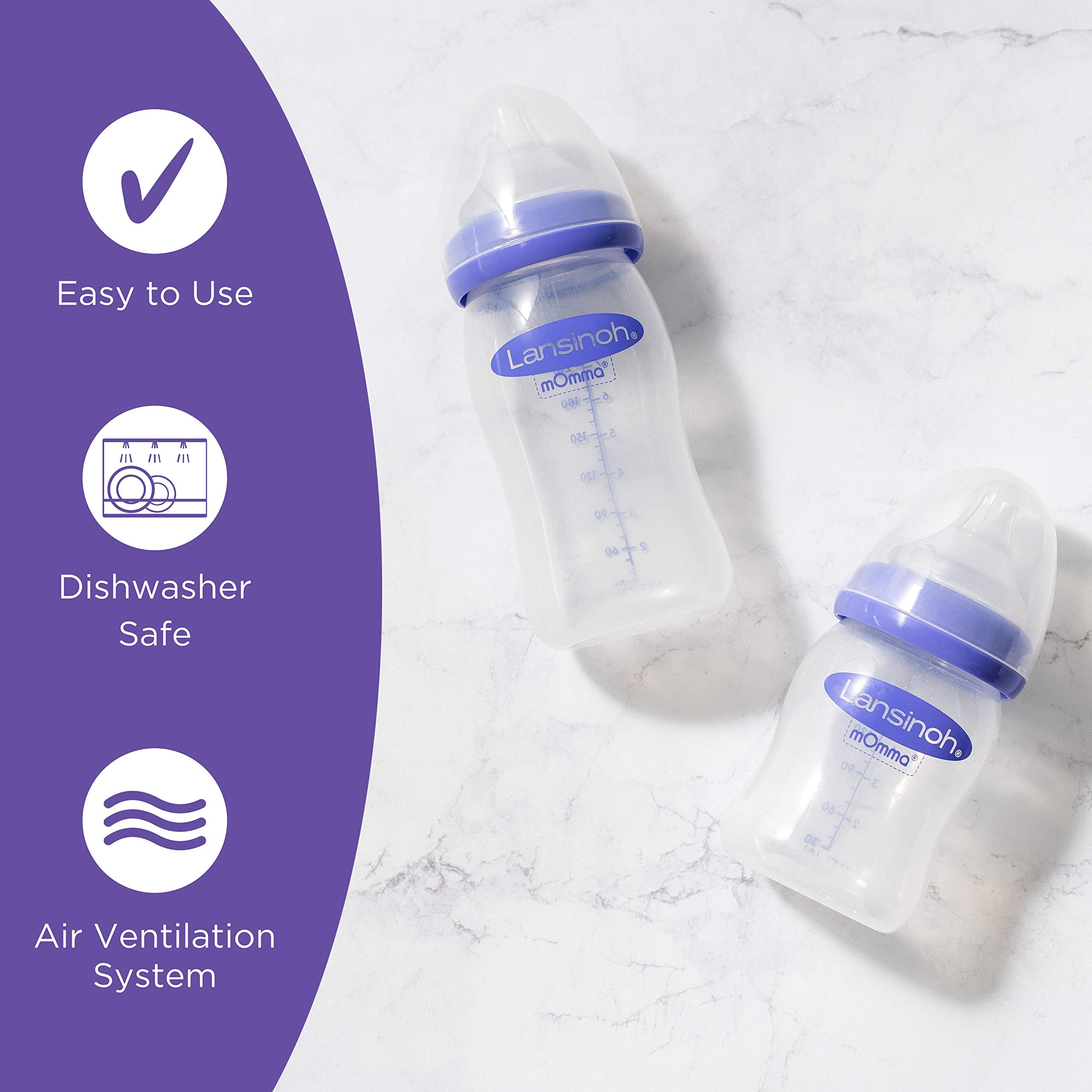 [HCM]Bình sữa Lansinoh Momma 160ml, 240ml