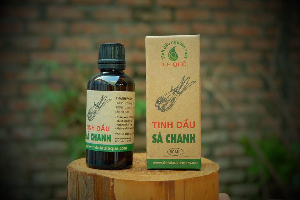 (Lê Quế) Tinh dầu sả chanh nguyên chất Chai 10ml -50ml Đuổi muỗi hiệu quả, làm sạch không khí, khử mùi hôi Koshka Home