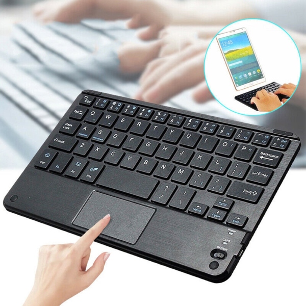 keyboard Mini Bluetooth Keyboard Ultra Slim Wireless Keyboard with Touch Pad for Android Windows System iPad Smartphone Tablet