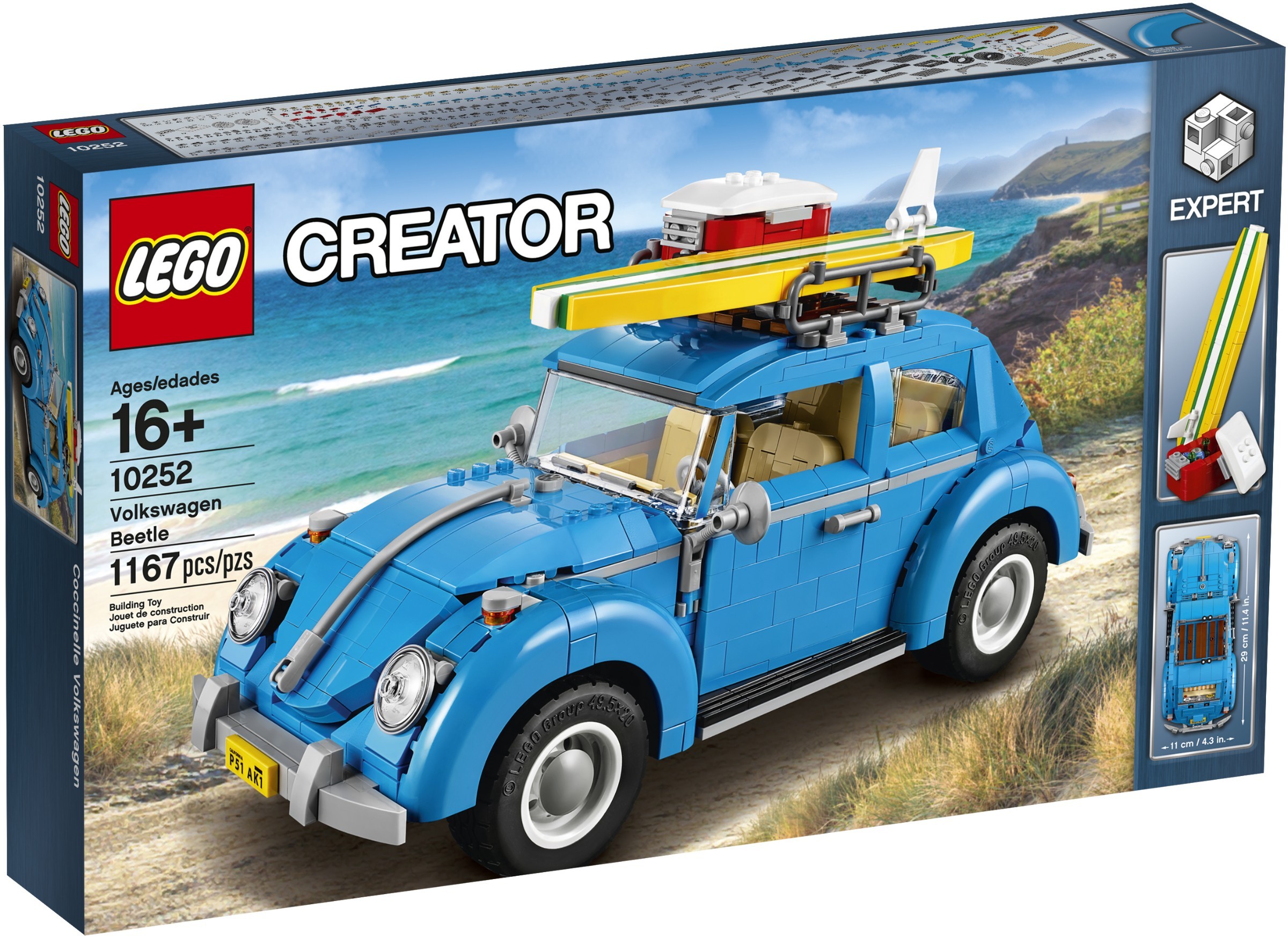 LEGO Creator Expert 10252 Volkswagen Beetle (1167 Pieces) (Genuine LEGO)