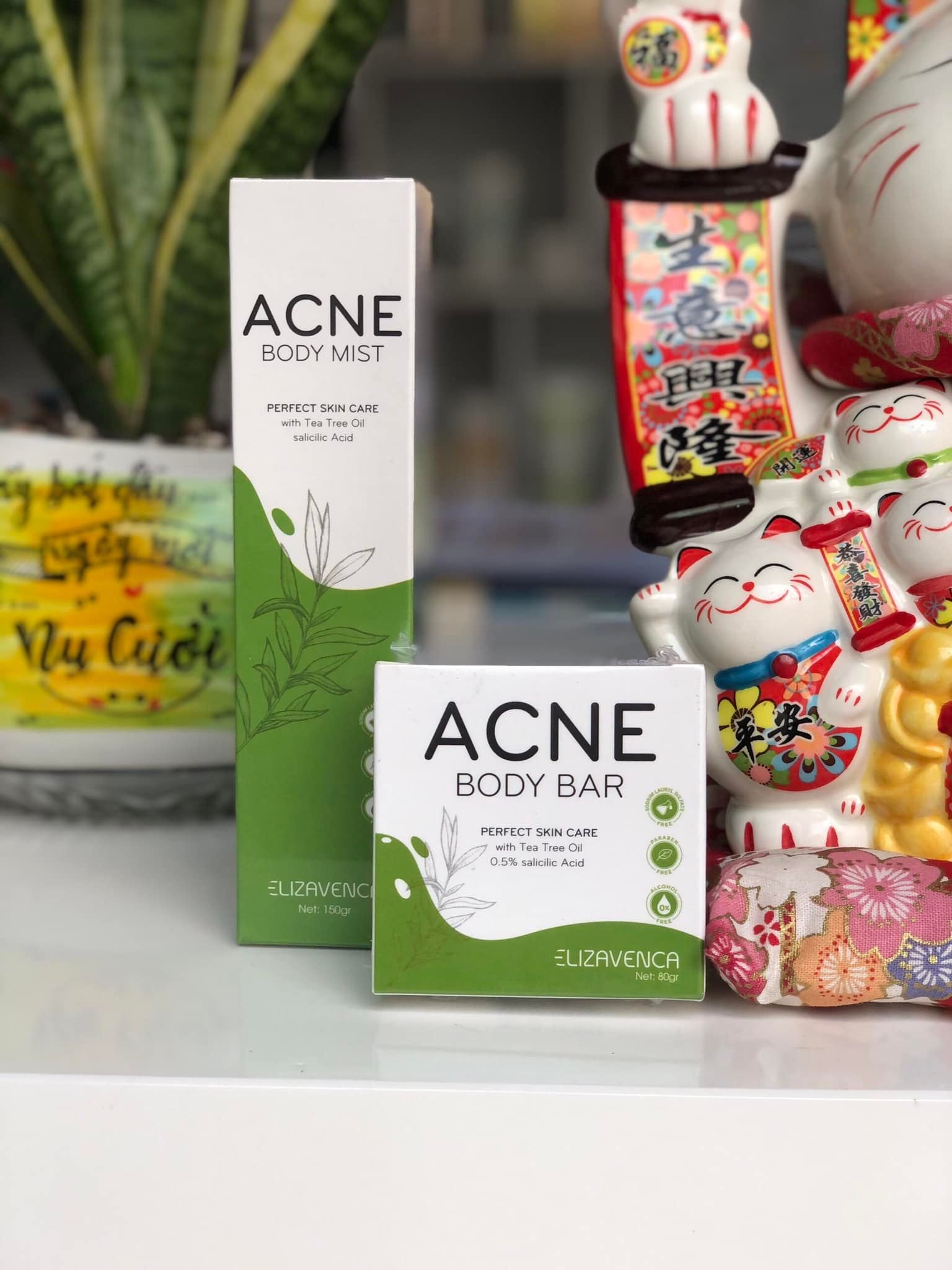[COMBO] Xà phòng - Serum Làm Sạch, Giảm Mụn Lưng ELIZAVENCA