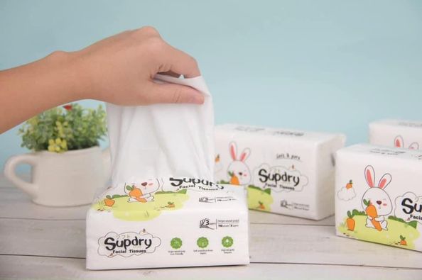 Khăn giấy ăn Supdry cao cấp 110 tờ (3 lớp)