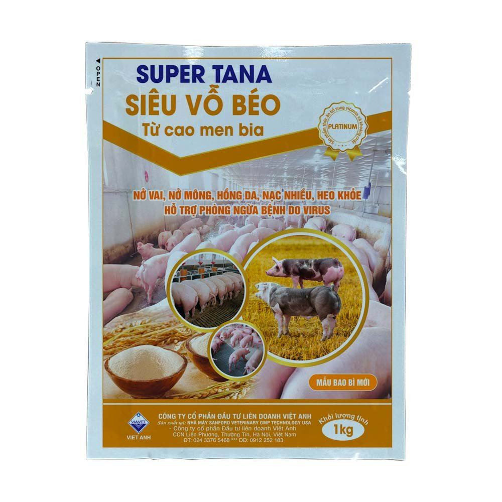 VỖ BÉO CHO HEO SUPER TANA 1kg