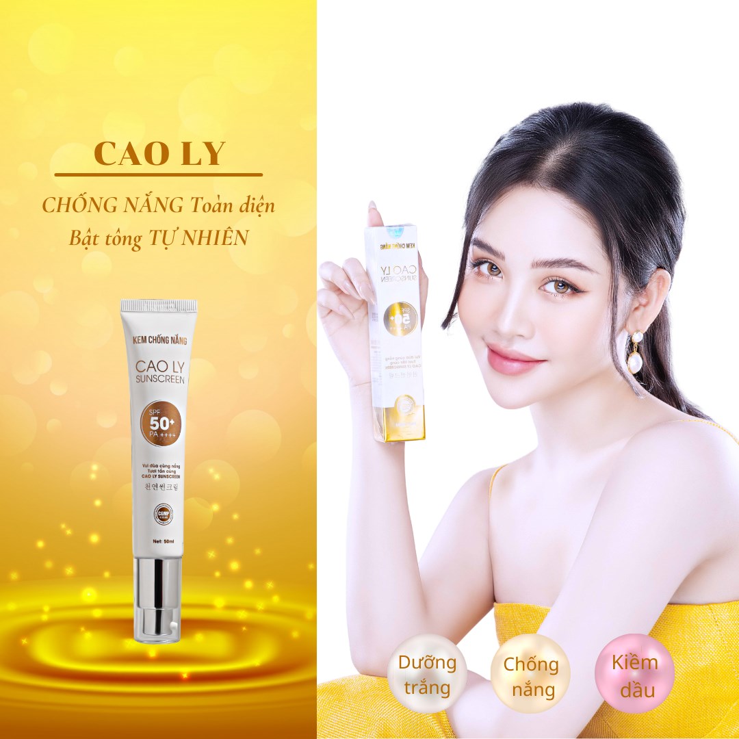 Kem chống nắng cao cấp cao ly 50sp++