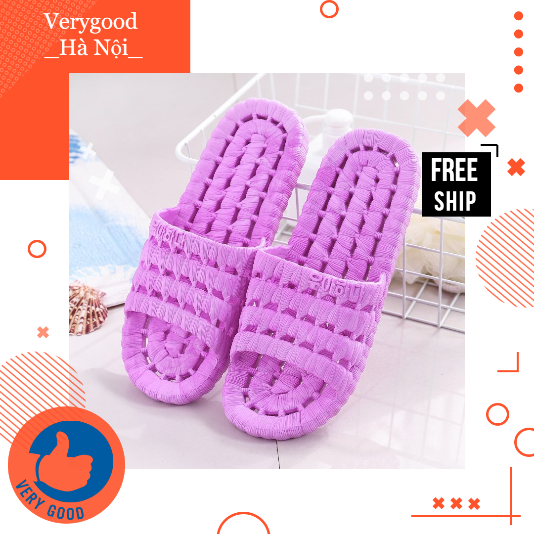 Dép đi trong nhà nam nữ chống trơn trượt dép lê nữ xốp nhiều lỗ đi trong nhà vệ sinh nhà tắm siêu êm siêu bền _Verygood Hà Nội_ dép đi trong nhà tắm - dép nhà tắm chống trượt - dép nhựa đi trong nhà - dép nhà tắm