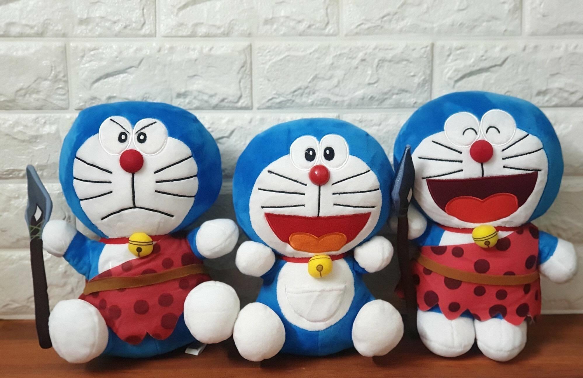 [HCM]Gấu bông Doaemon mặc đồ người Rừng dễ thương