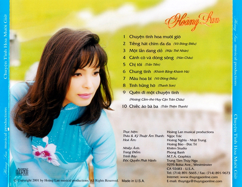 Bộ 04 CD Hoàng Lan Nhạc Vàng