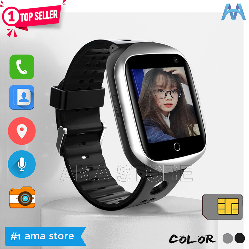 Đồng Hồ Thông Minh Định Vị GPS Chống nước Gắn Sim 4G độc lập Model AMA Watch FA66 dành cho mọi lứa tuổi