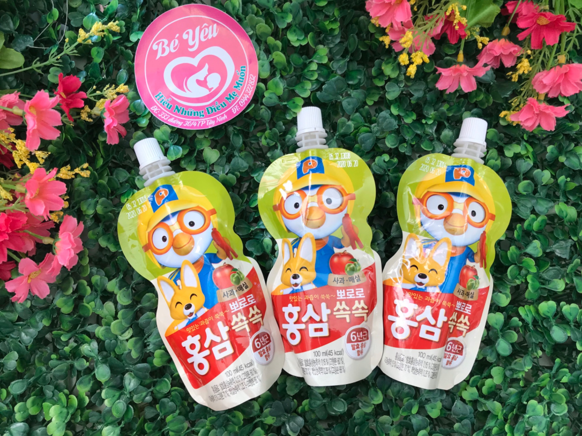 Nước Hồng Sâm Hoa Quả Pororo