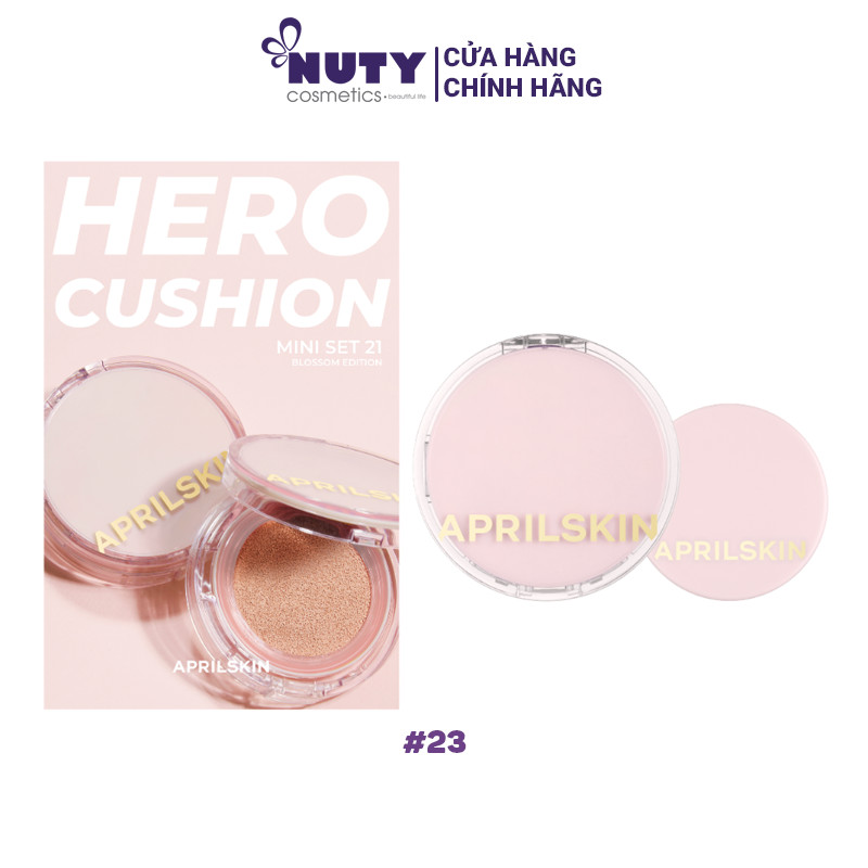 Set Phấn nước APRILSKIN Hero Blossom Mini Cushion Limited Edition