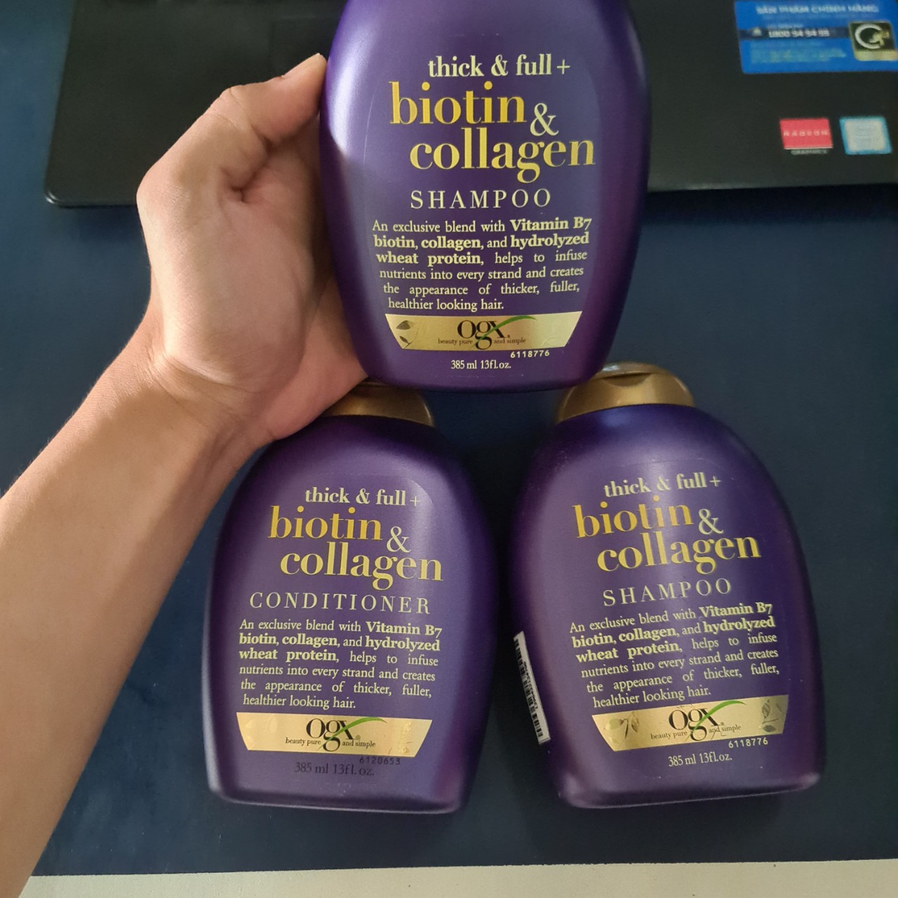 Bộ dầu gội biotin & collagen thick & full