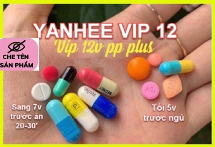Giảm Cân Cấp tốc Vip 12 Yanhee Thái Lan (uống 12v/ngày, giảm 3-5kg/tuần)