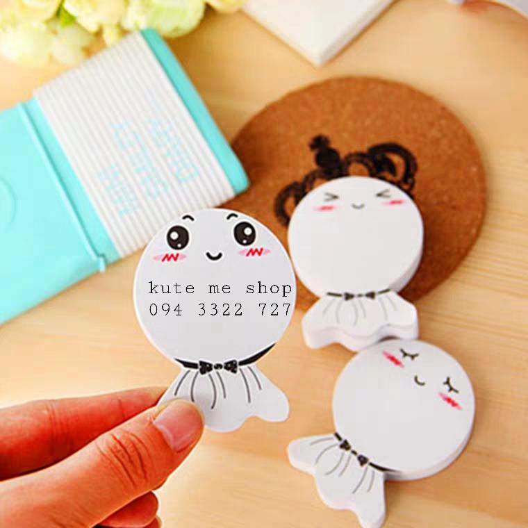 Note búp bê cầu nắng Nhật Bản - set 3 cái