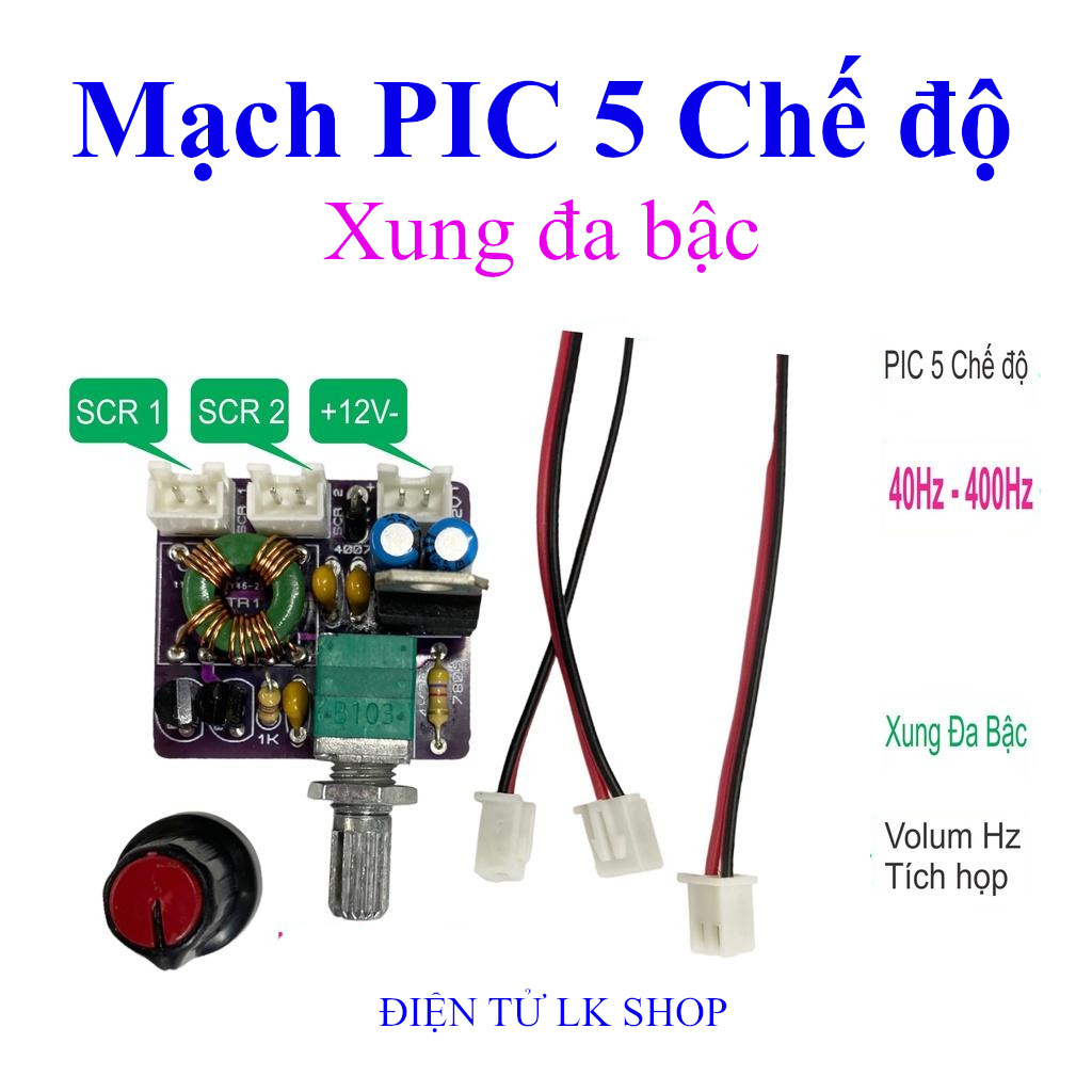 Mạch pic 5 chế độ bo băm pic 12f683 - điện tử lk shop