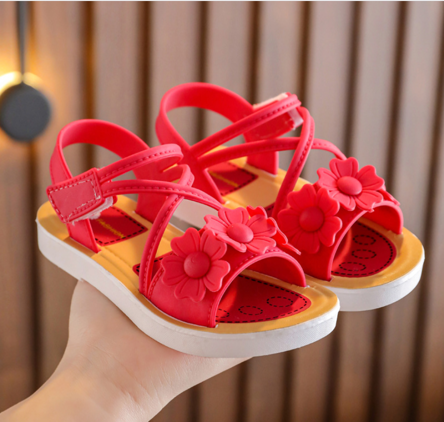 [HCM]Giày sandal bé gái 3-14 tuổi. Giày sandal bằng nhựa cao cấp cho bé gái. Giày đẹp cho bé gái. My Little boss