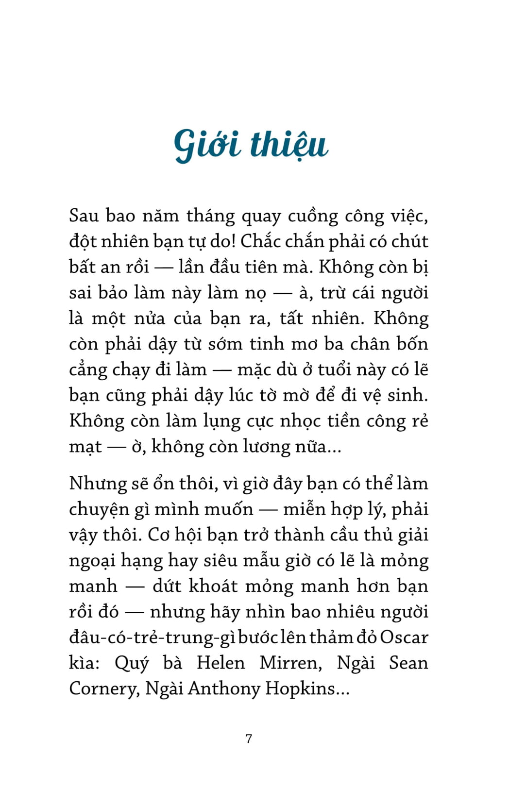 Fahasa - Quà Tặng Của Thời Gian - Về Hưu