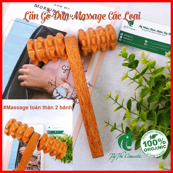 Lăn Gỗ Dừa Massage Các Loại