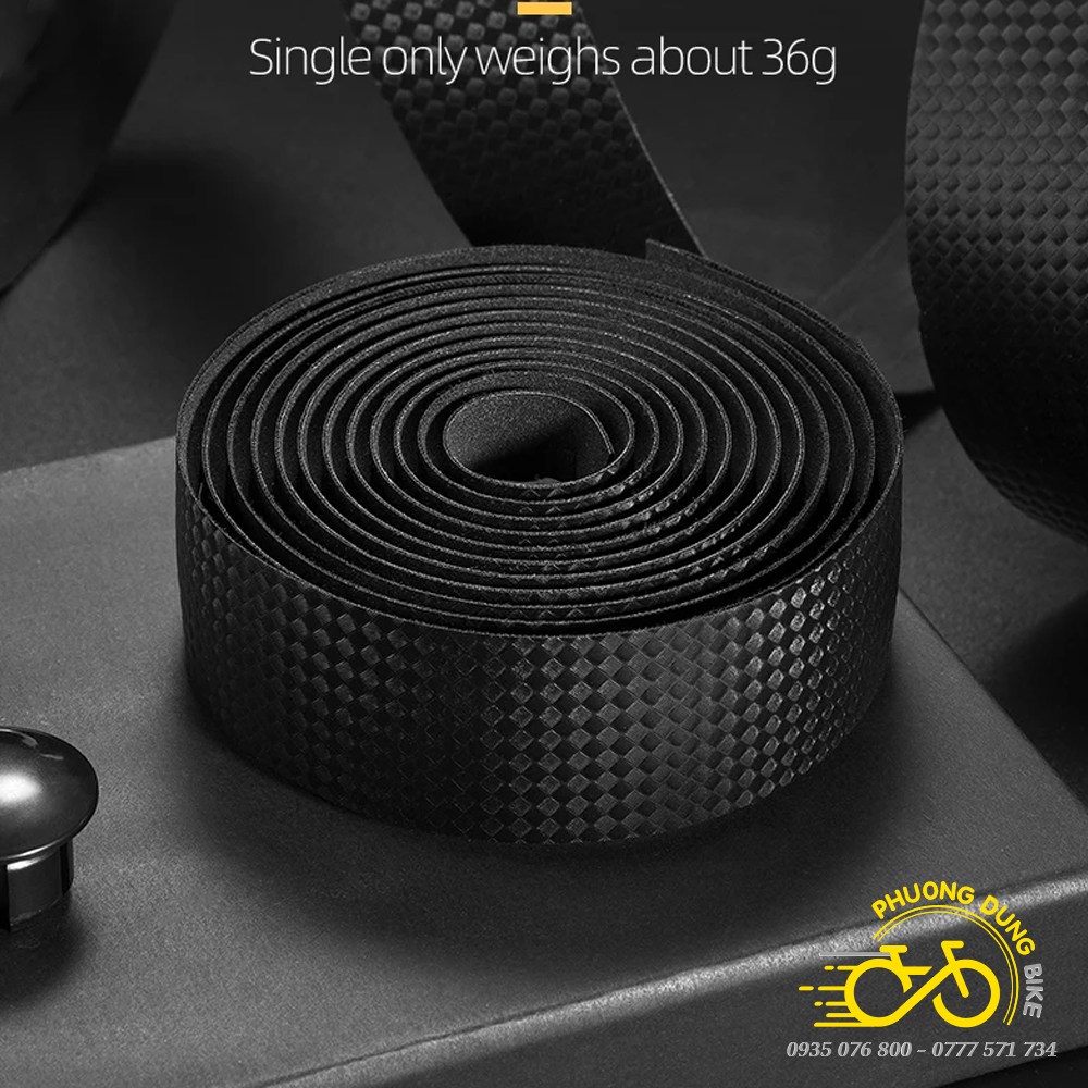 Dây quấn (Băng quấn) ghi đông xe đạp vân Carbon