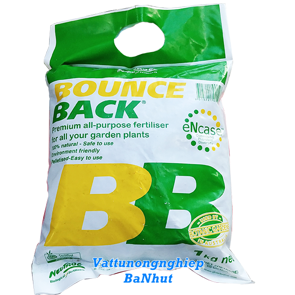 Phân Hữu Cơ Đậm Đặc Dạng Viên Bounce Back 1KG