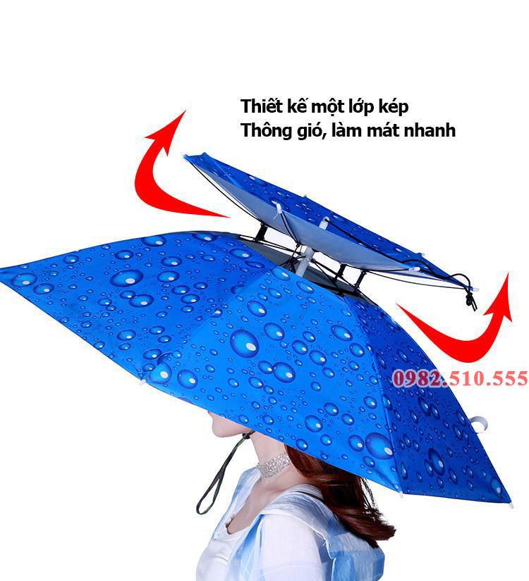 Mũ ô câu cá - Che nắng, Che mưa