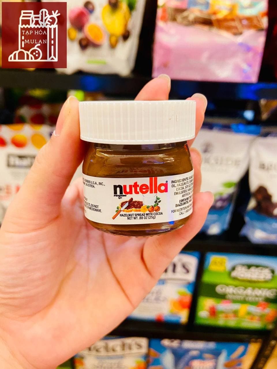Sốt socola hạt phỉ Nutella - hủ Mini 25g Date 11/8/2022
