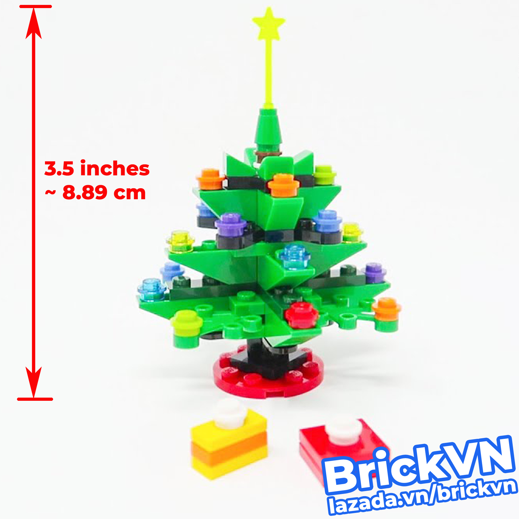 LEGO Creator 30576 Christmas Tree / Holiday Tree Building Kit (Genuine LEGO, Polybag, 70 Pieces)