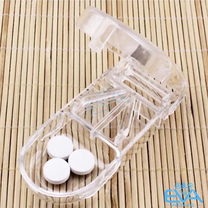 [HCM]Dụng Cụ Cắt Thuốc Viên Nén Chính Xác Kiêm Hộp Đựng Thuốc Tiện Dụng