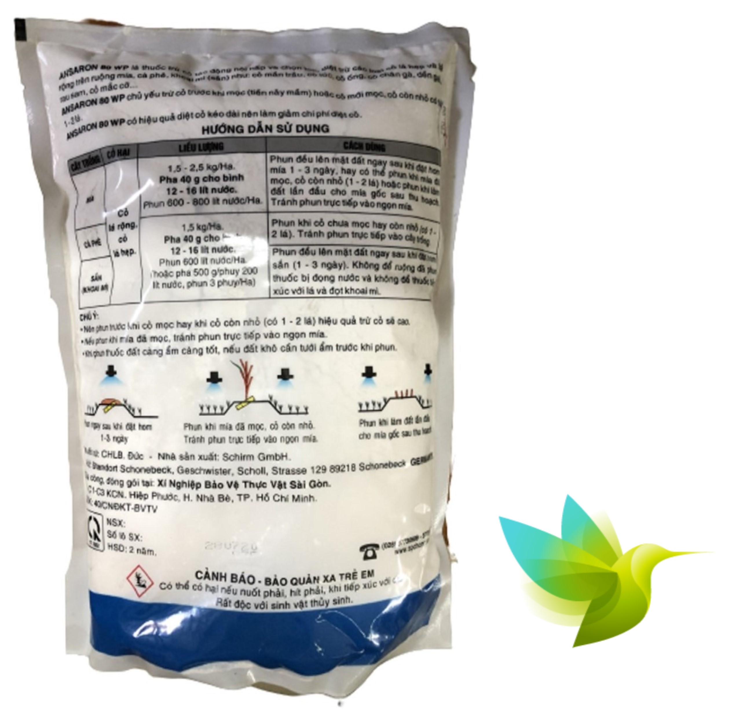 Thuốc Trừ Cỏ Ansaron 80 WP - #011B# 1kg
