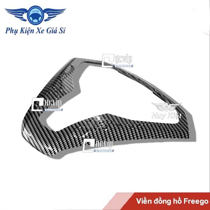Ốp Đồng Hồ Xe Freego Mẫu Carbon Đẳng Cấp MS2043