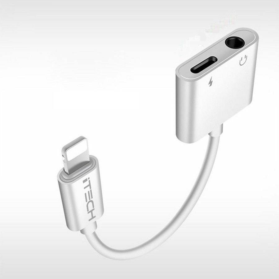 Cáp Chuyển Đổi Lightning Sang 3.5mm Và Chân Sạc Lightning - Model ITECH