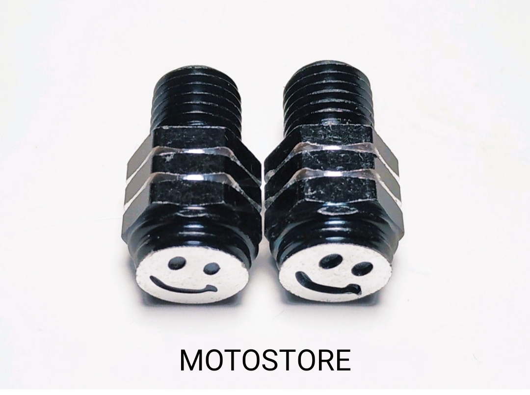 Ốc chân gương xe máy hình mặt cười