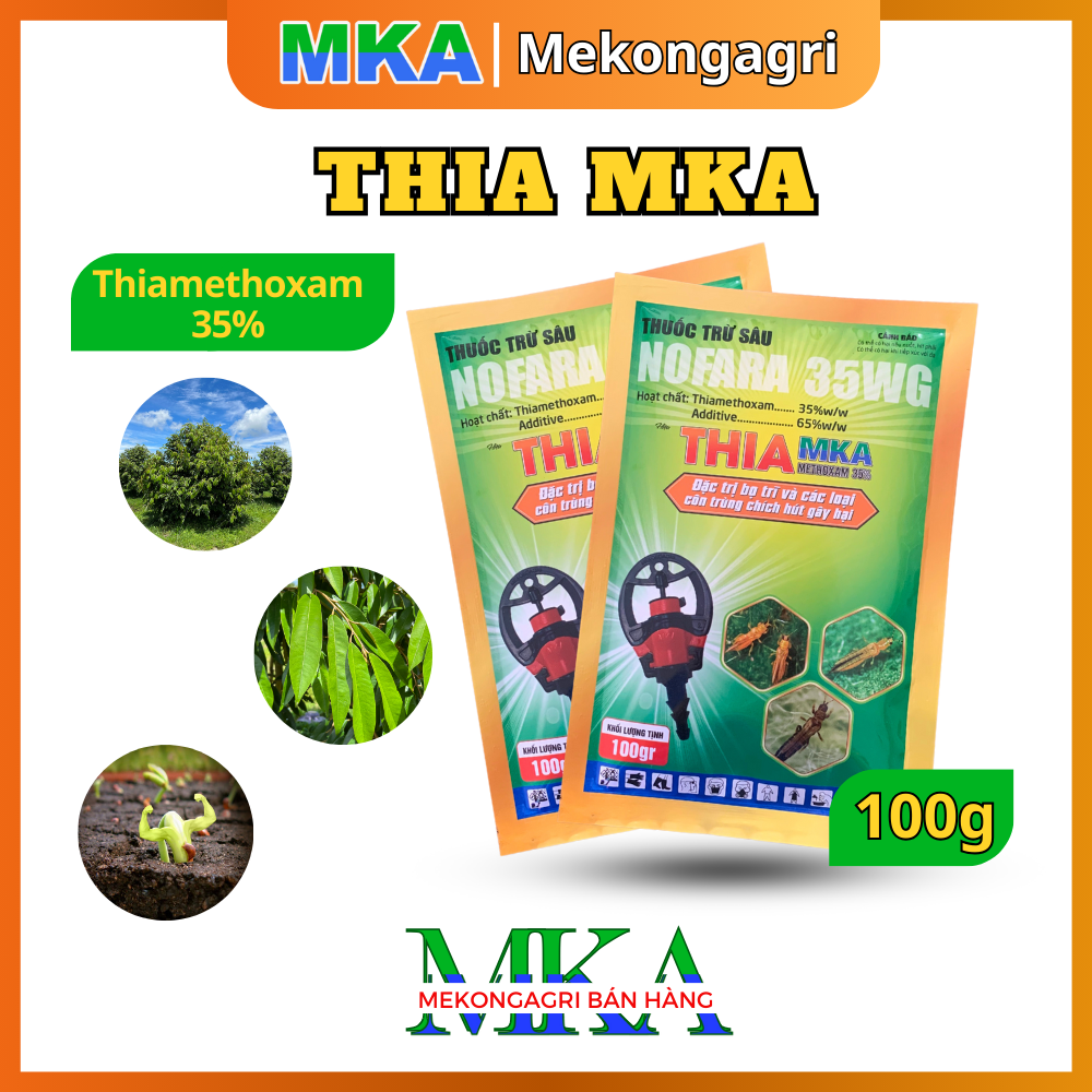 Quản lý côn trùng phổ rộng - Thiamethoxam - Thia MKA -Gói 100gram