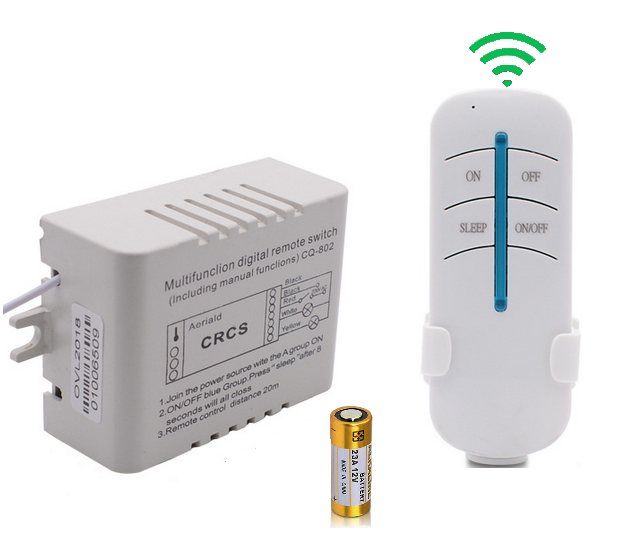 Bộ công tắc điều khiển từ xa 30m 2 cổng, cong tac wifi,rf 2 cong - rf-2-cong
