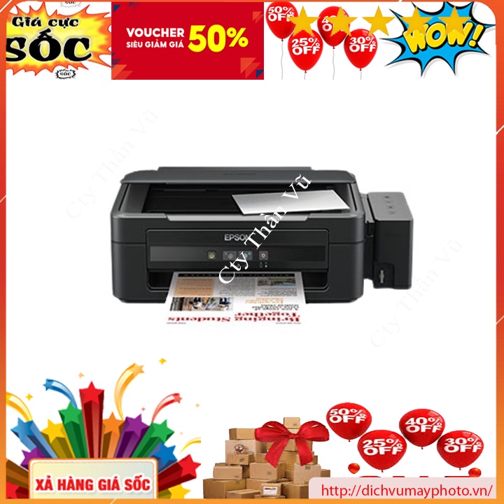 Máy in phun màu đa năng Epson L211 L210 L220 có in phun màu copy scan tiện