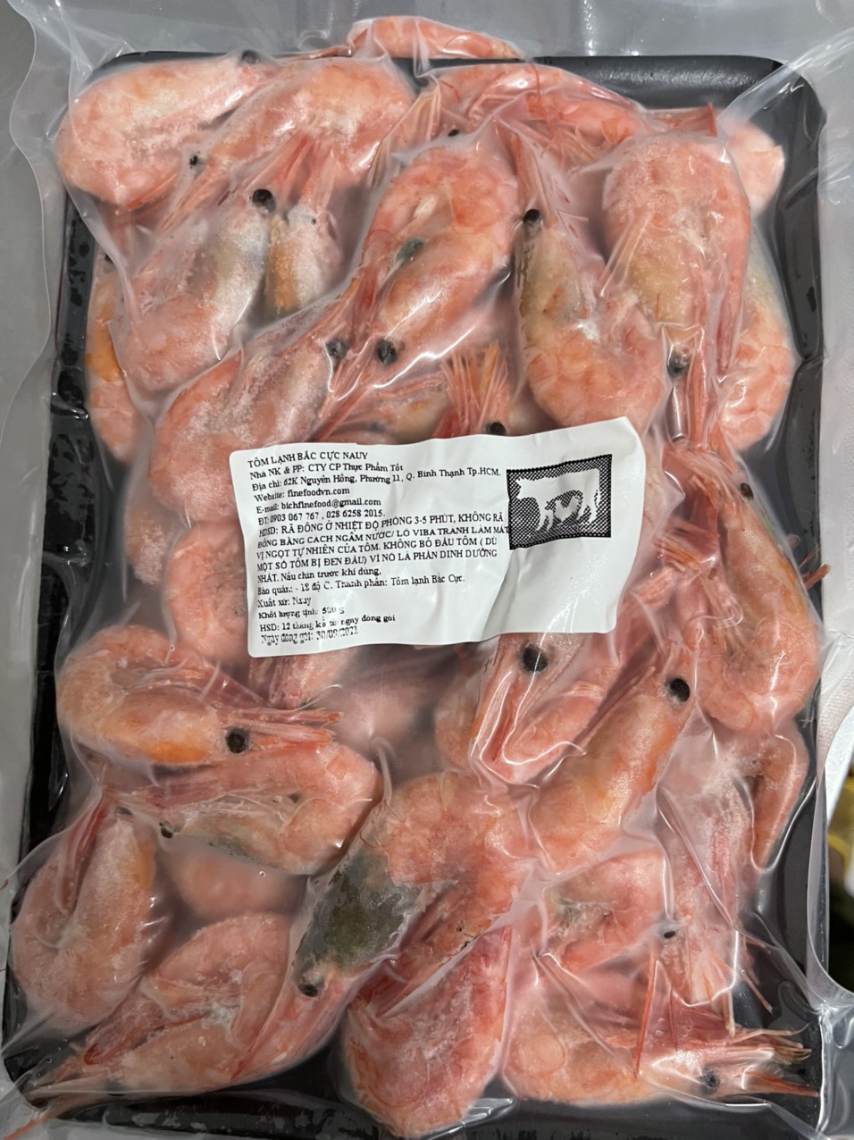 [Chỉ Giao HCM] - Tôm Bắc Cực Na-uy - 500gram