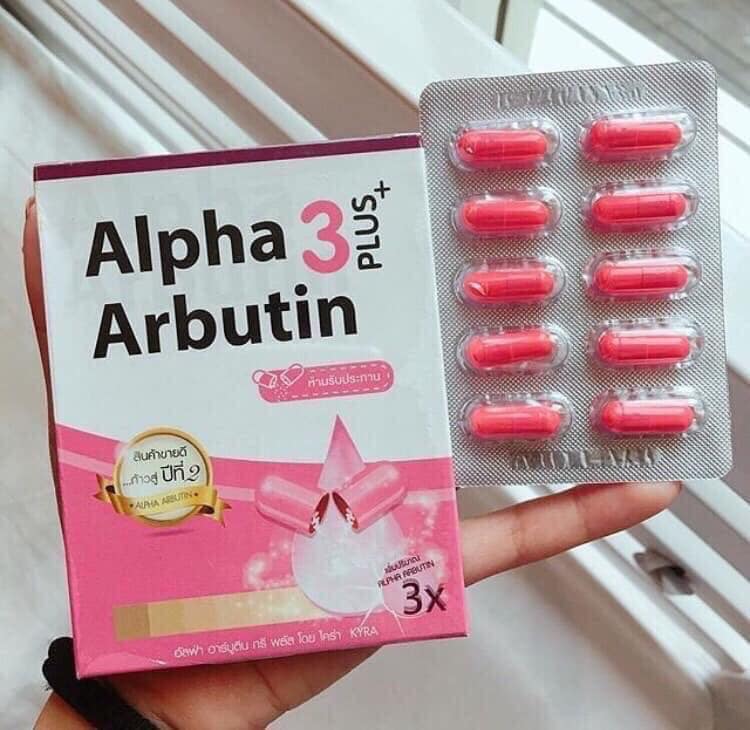 [HCM]Viên Kích Trắng Alpha Arbutin - Thái Lan