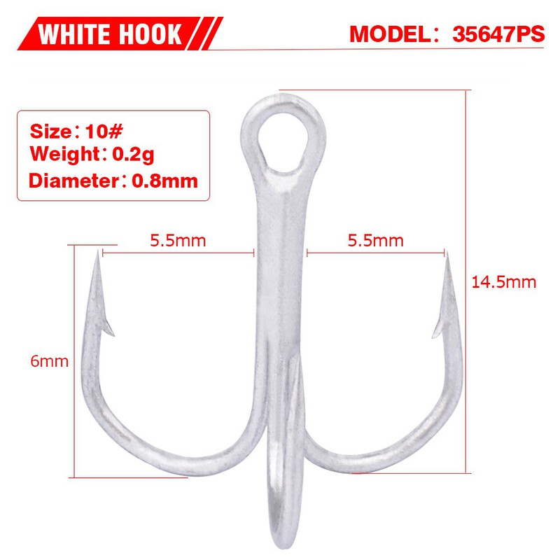 Lưỡi câu cá BKK siêu nhạy bén size 2-4-6-8-10