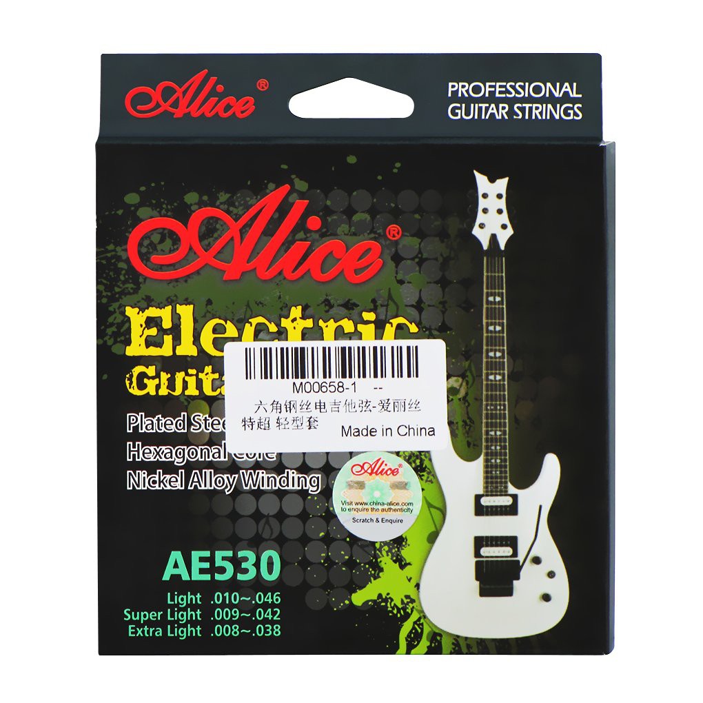 Dây Đàn Guitar điện Alice AE530 Chính Hãng Bộ 6 dây