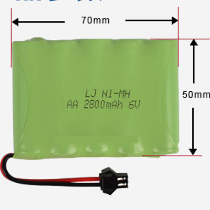 Bộ Pin+Sac 6V 2800mAh
