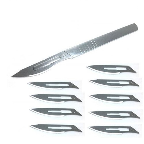 Cán dao mổ số 4 (Kèm 100 lưỡi dao mổ số 23)