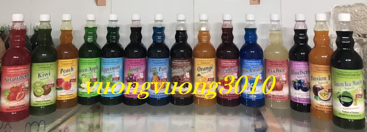 Siro Thái Lan Pixie có đủ vị trái cây 730ml