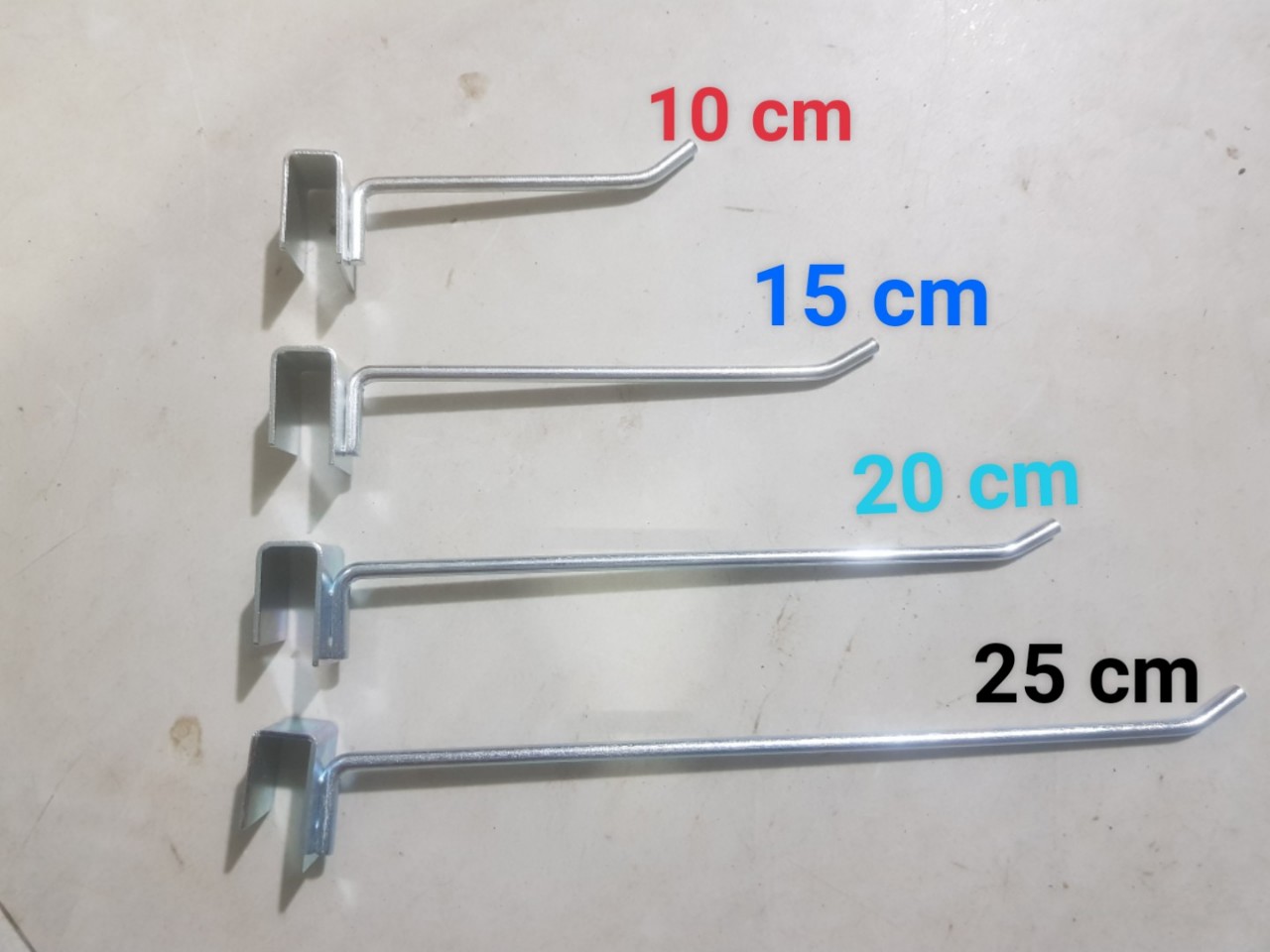 Combo 50 móc Hộp đơn nhiều size 5 li cài hộp 13 mm