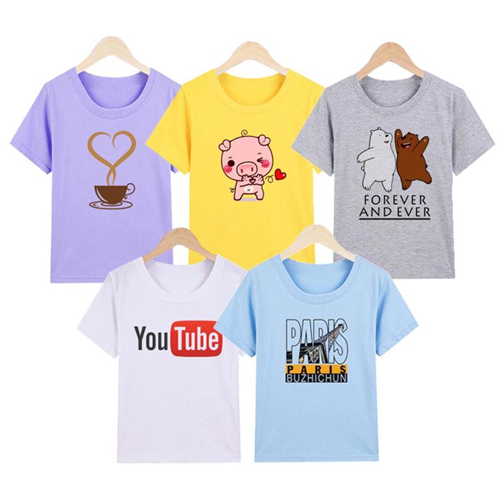 COMBO 5 áo thun nữ như hình chất liệu poly cotton Thời Trang Elsa